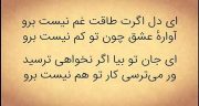 شعر مولانا ، درباره امید به زندگی و در مورد مهربانی و خدا و دوست و اشعار عارفانه