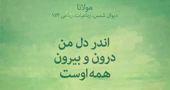 شعر در مورد زیبایی از مولانا ؛ گلچینی از اشعار زیبای مولانا در مورد زیبایی