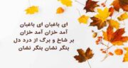 شعر در مورد پاییز برای مقدمه انشا ؛ زیباترین اشعار در مورد پاییز برای انشا