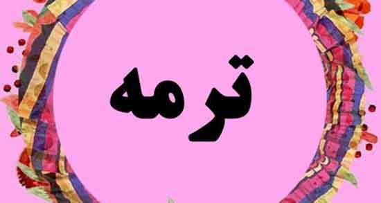 تبریک تولد ترمه ، اسم ترمه به انگلیسی + کلیپ ترمه تولدت مبارک