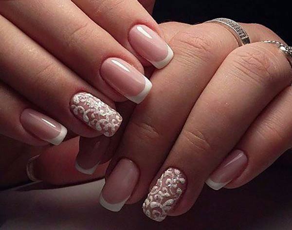 مدل ناخن فرنچ دخترانه شیک و زیبا