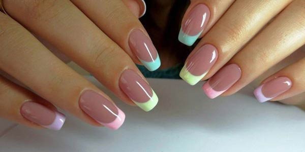 مدل ناخن فرنچ دخترانه شیک و زیبا