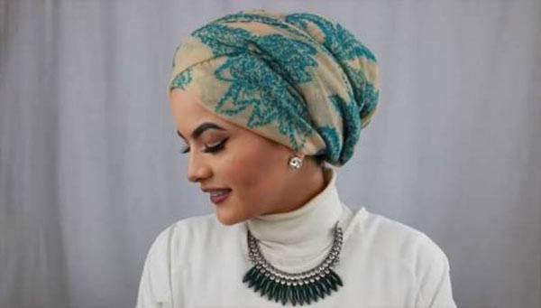 مدل بستن روسری باکلاس و بسیار شیک