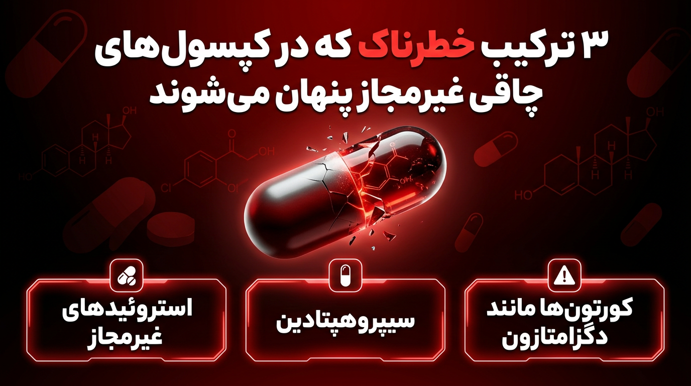 3 ترکیب خطرناک که در کپسول های چاقی غیرمجاز پنهان می شوند